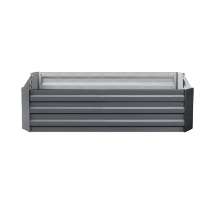 Green Fingers 2x Garden Bed 120x90cm Planter Box Raised Container Galvanised Herb.