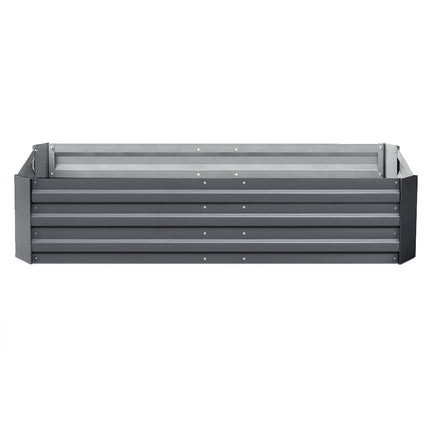 Green Fingers 2x Garden Bed 150x90cm Planter Box Raised Container Galvanised Herb.