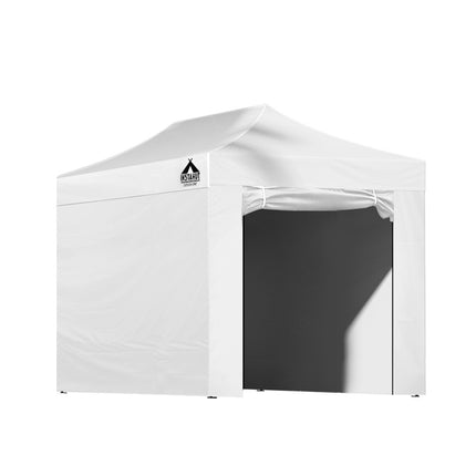 Instahut Gazebo 3x4.5 Pop Up Marquee Folding Tent Wedding Gazebos Camping Outdoor Shade Canopy White.