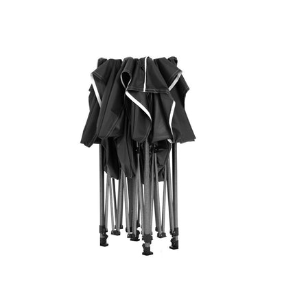 Instahut Gazebo 3x6 Pop Up Marquee Folding Tent Wedding Gazebos Camping Outdoor Shade Canopy Black.