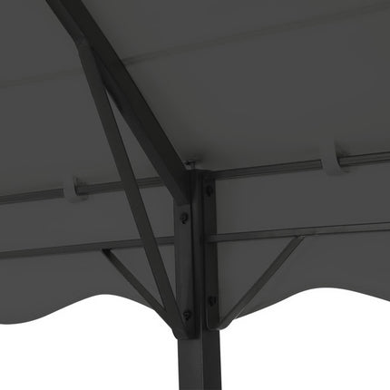 Instahut Gazebo Marquee 4x3m Outdoor Event Wedding Tent Camping Party Shade Iron Art Canopy Grey.