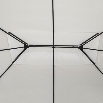 Instahut Gazebo 4x3m Marquee Outdoor Wedding Party Event Tent Home Iron Art Shade White.