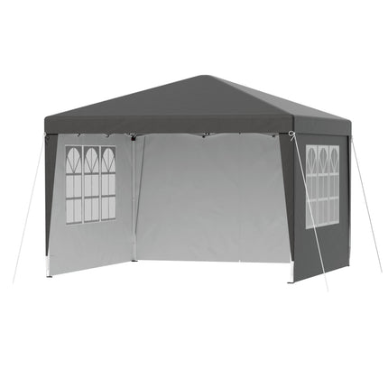 Instahut Gazebo 3x3 Pop Up Marquee Folding Tent Wedding Gazebos Camping Outdoor Shade Canopy Gray.