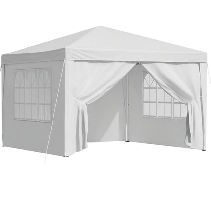 Instahut Gazebo 3x3 Pop Up Marquee Folding Tent Wedding Gazebos Camping Outdoor Canopy White.