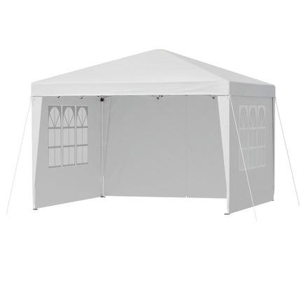 Instahut Gazebo 3x3 Pop Up Marquee Folding Tent Wedding Gazebos Camping Outdoor Canopy White.