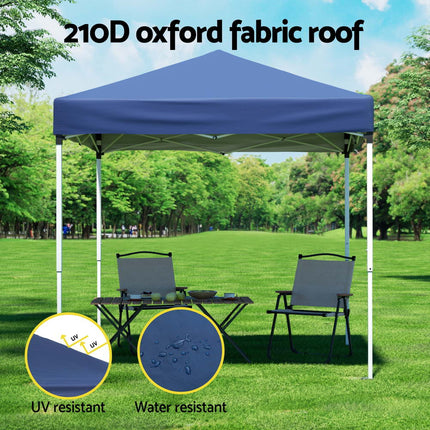 Instahut Gazebo 2x2m Outdoor Patio Garden Marquee Shade Blue.