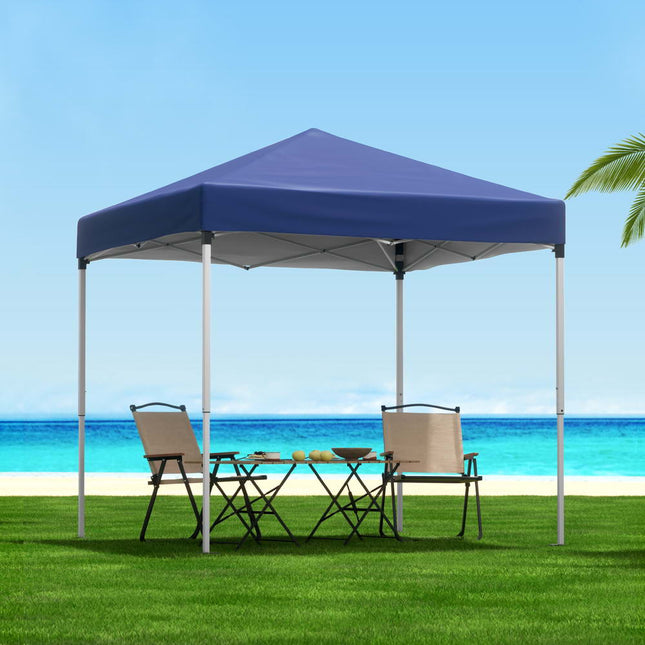 Instahut Gazebo 2x2m Outdoor Patio Garden Marquee Shade Blue.