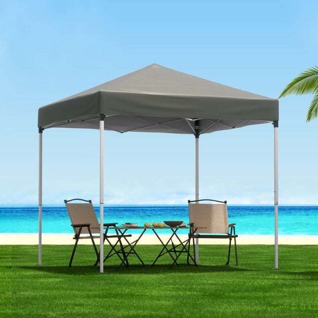 Instahut Gazebo 2x2m Outdoor Patio Garden Marquee Shade Grey.