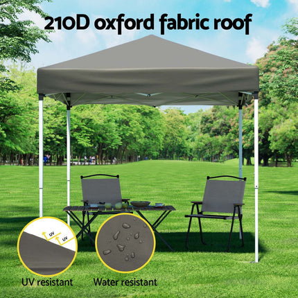 Gardeon Hammock Chair Swing Camping Mesh Cream.