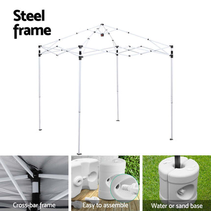 Gardeon Hammock Chair Swing Camping Mesh Cream.