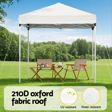 Instahut Gazebo 2x2m Outdoor Patio Garden Marquee Shade White.