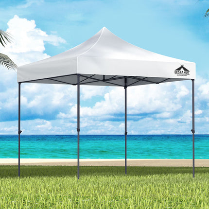 Instahut Gazebo Pop Up Marquee 3x3 Folding Tent Outdoor Camping 500D Oxford.