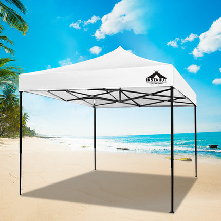 Instahut Gazebo Pop Up Marquee 3x3 Folding Tent Outdoor Camping 500D Oxford.