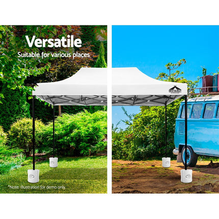 Instahut Gazebo Base Pod Kit Pop Up Marquee Set Outdoor Wedding Tent Canopy Leg 4 pcs.
