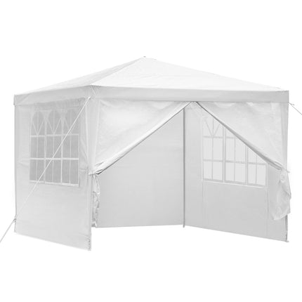 Instahut Gazebo 3x3m Marquee Wedding Party Tent Outdoor Camping Side Wall Canopy Window Panel White.