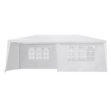 Instahut Gazebo 3x6m Marquee Wedding Party Tent Outdoor Camping Side Wall Canopy 6 Panel White.