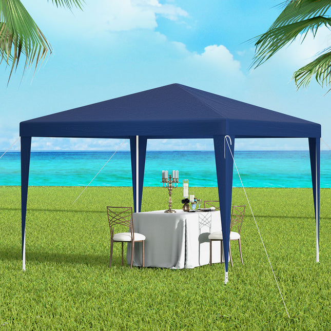 Instahut Gazebo 3x3m Wedding Party Marquee Tent Outdoor Event Camping Canopy Shade.