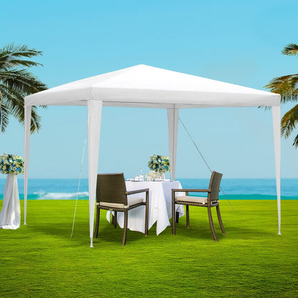 Instahut Gazebo 3x3m Wedding Party Marquee Tent Outdoor Event Camping Canopy Shade White.