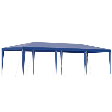 Instahut Gazebo 3x9m Wedding Party Marquee Tent Outdoor Event Camping Shade Blue.