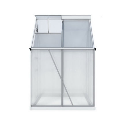 Green Fingers Greenhouse Aluminium Polycarbonate Premium Garden Storage Shed 1.3Mx1.9Mx2.0M.