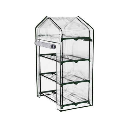 Greenfingers Greenhouse 3 Tiers Mini Green House Garden Bed Planter Box 1.28x0.7x0.5M.