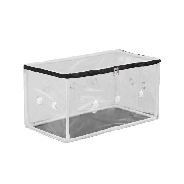Green Fingers Mini Greenhouse 50x25x25cm PVC Cover for Mushrooms Succulents.