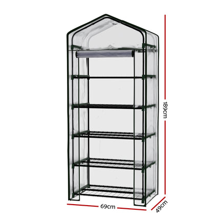Greenfingers Greenhouse 5 Tiers Mini Green House Garden Bed Planter Box 1.9x0.7x0.5M.