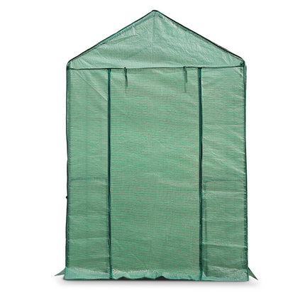 Green Fingers Greenhouse 1.2x1.9x1.9M Walk in Green House Tunnel Plant Garden Shed 4 Shelves.