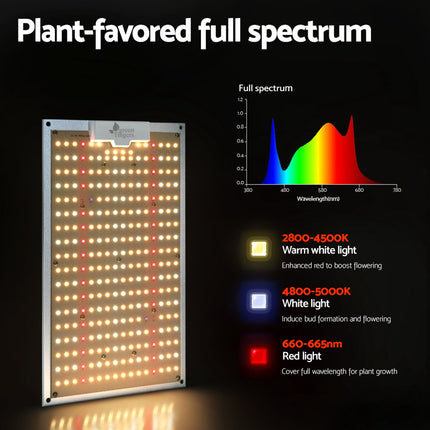 Greenfingers Max 150W Grow Light LED Full Spectrum Indoor Plant All Stage Growth.