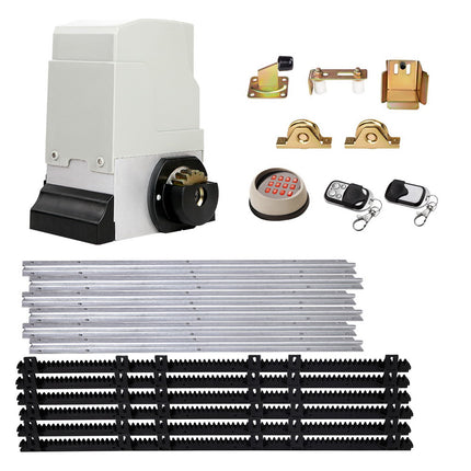 LockMaster Electric Sliding Gate Opener 1800KG Keypad 6M Rail.