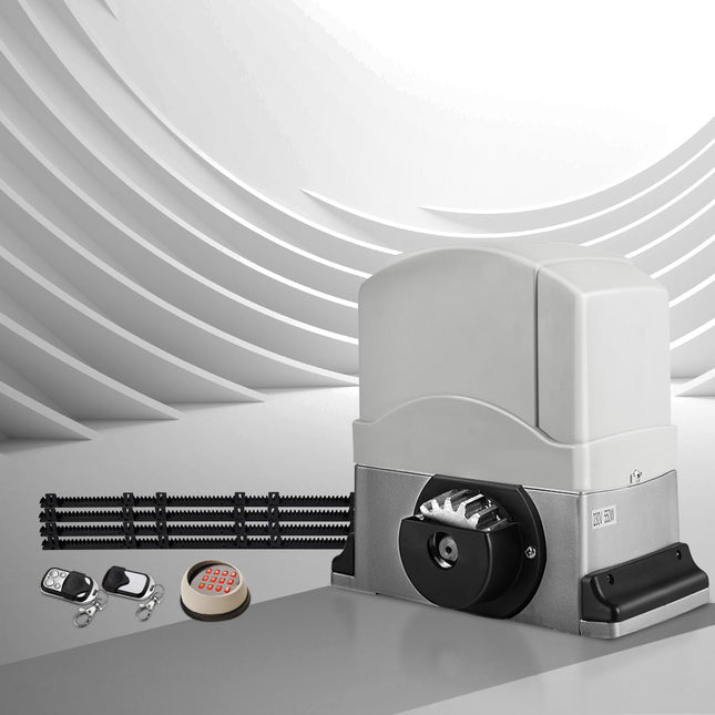LockMaster Automatic Sliding Gate Opener Kit Keypad 4M 1200KG.