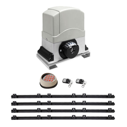 LockMaster Automatic Sliding Gate Opener Kit Keypad 4M 1200KG.