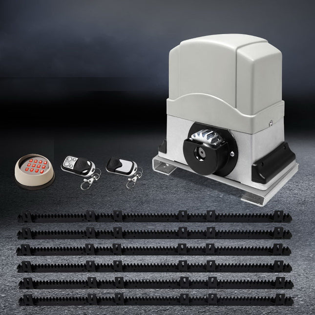 LockMaster Automatic Sliding Gate Opener Kit Keypad 6M 1200KG.