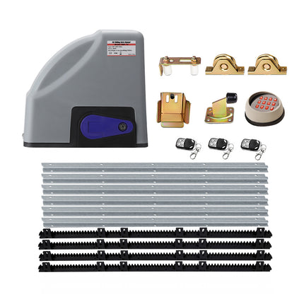 LockMaster Electric Sliding Gate Opener 800KG Keypad 4M.