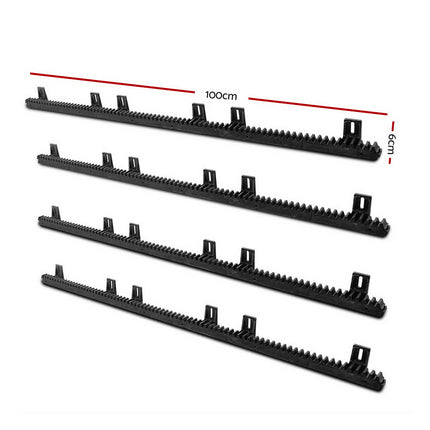 Sliding Gate Opener Rack Auto Remote Kit Heavy Duty Electric Security.