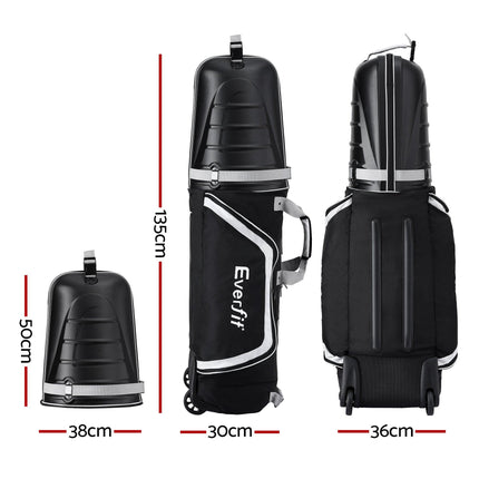 Everfit Golf Travel Bags for Airlines with Wheels Golf Clubs Hard Case Foldable.
