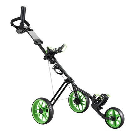 Everfit Golf Buggy Quick Folding Trolley Golf Cart 3 Wheels Height Adjustable.