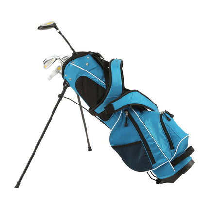 Everfit Golf Clubs Set Junior Right Handed Golf Wedges Iron Golf Stand Bag.