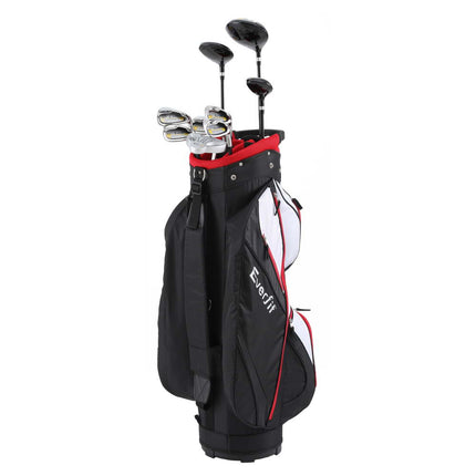 Everfit Golf Clubs Set Men Right Handed Golf Wedges Alloy Driver Golf Stand Bag.