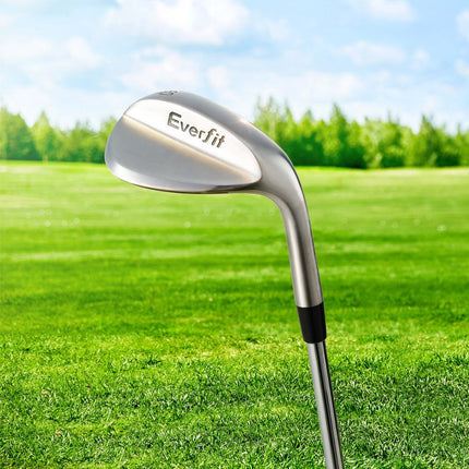 Everfit Golf Clubs Right Handed Golf Wedges Driver Rubber Steel 60 Degree.