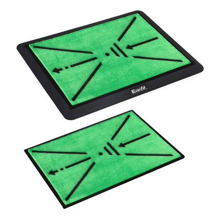 Everfit Golf Hitting Mat Training Swing Path Feedback Detection Batting 44x33cm.