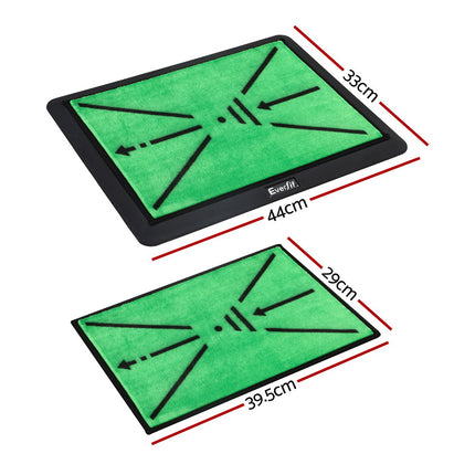 Everfit Golf Hitting Mat Training Swing Path Feedback Detection Batting 44x33cm.