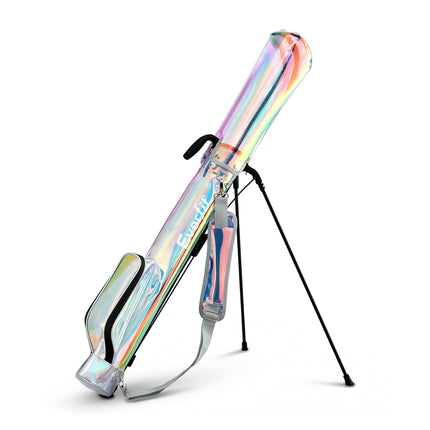 Everfit Golf Stand Bag Lightweight Sunday Pitch And Putt Bag Holographic.