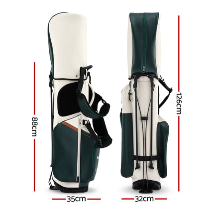 Everfit Golf Stand Bag Lightweight Carry Bag Dual Strap Club Divider.