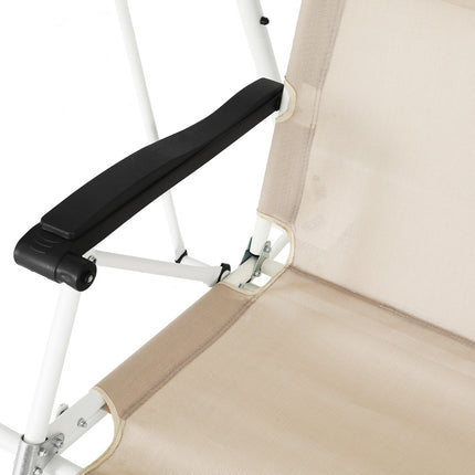 Gardeon Outdoor Swing Chair Garden Bench Furniture Canopy 3 Seater White Grey.