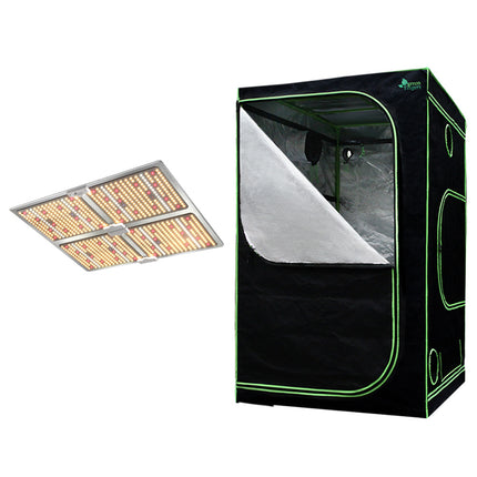 Green Fingers Grow Tent Light Kit 100x100x200CM 4500W LED Full Spectrum.
