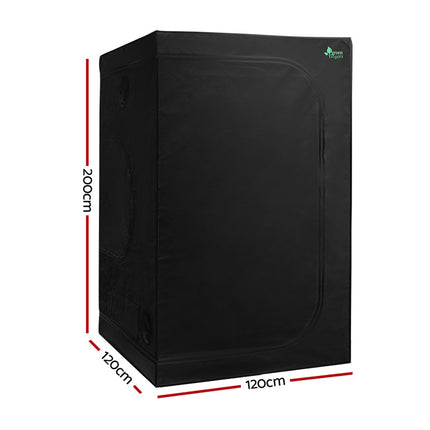 Green Fingers Grow Tent 60x60x90CM Hydroponics Kit Indoor Plant Room System.