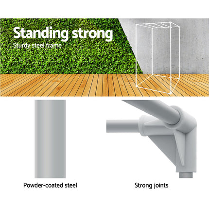 Green Fingers Grow Tent 60x60x90CM Hydroponics Kit Indoor Plant Room System.