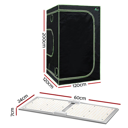 Greenfingers Grow Tent Light Kit 120x120x200CM 220W LED Full Spectrum.