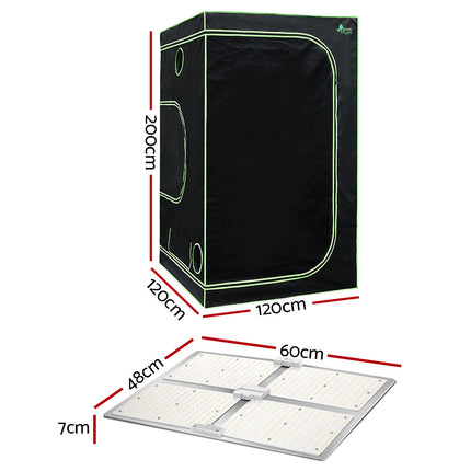 Greenfingers Grow Tent Light Kit 120x120x200CM 220W LED Full Spectrum.